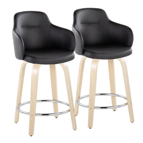 Boyne 24" Fixed-height Counter Stool - Set Of 2